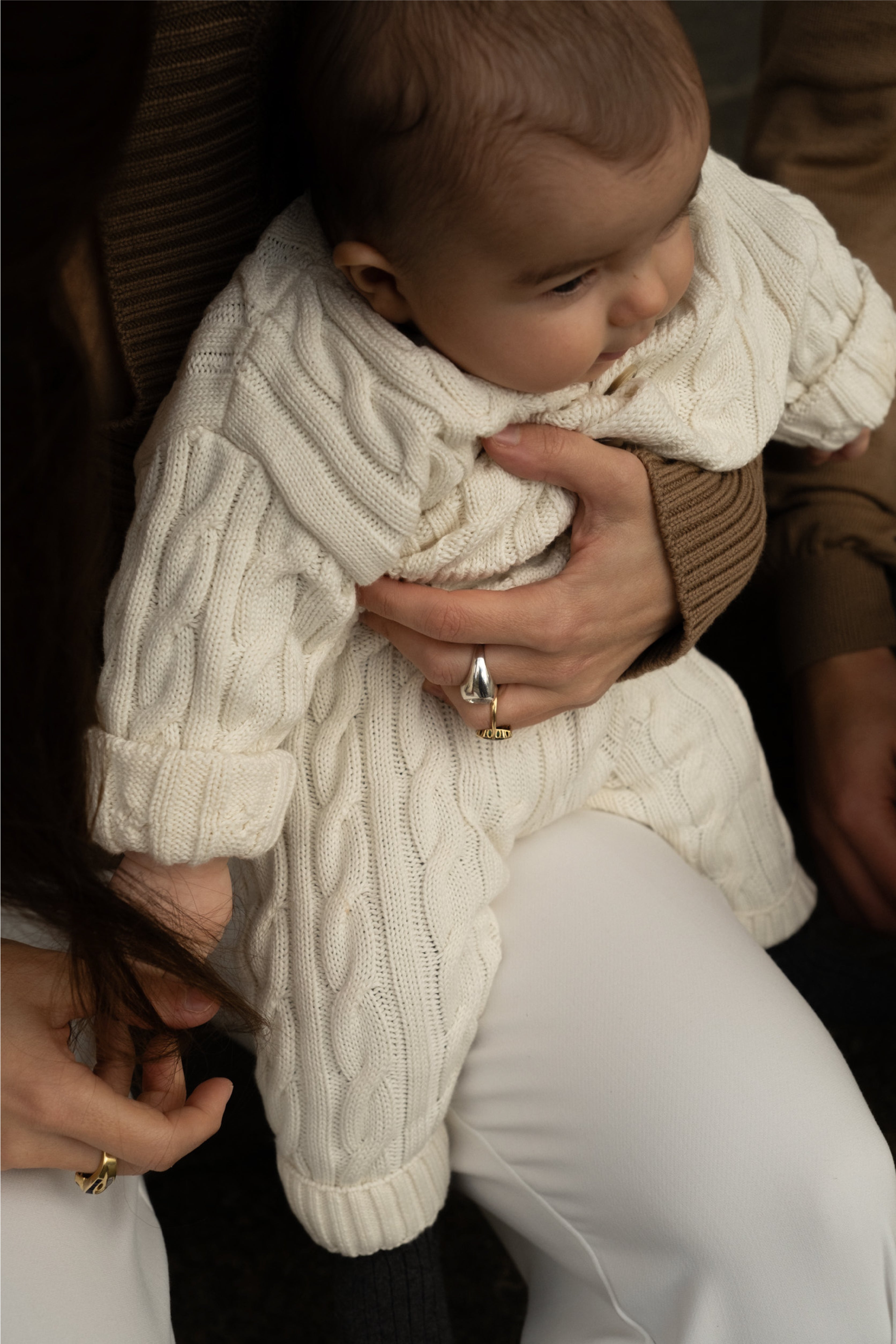 MINI CABLE-KNIT PANTS