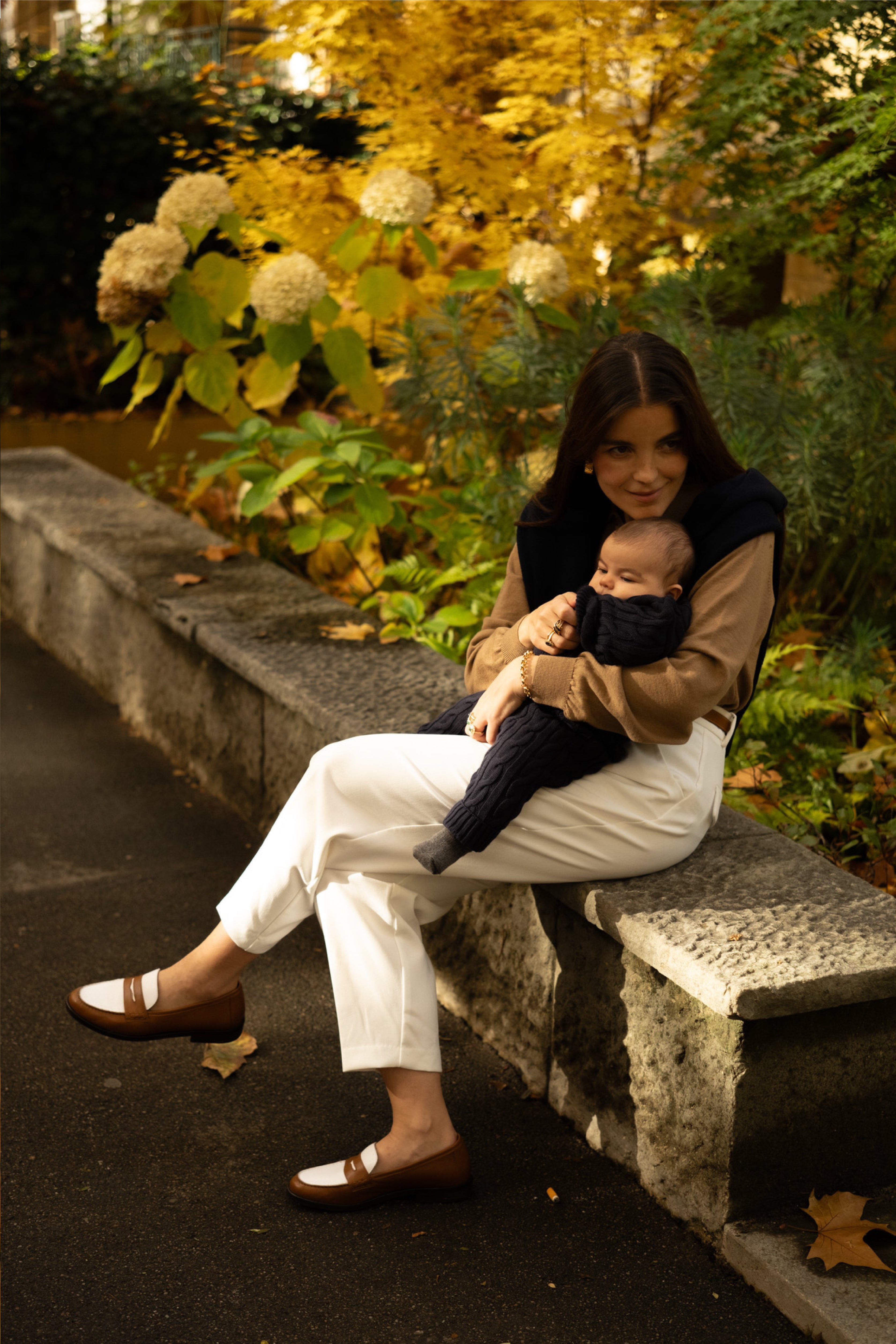 MINI CABLE-KNIT PANTS