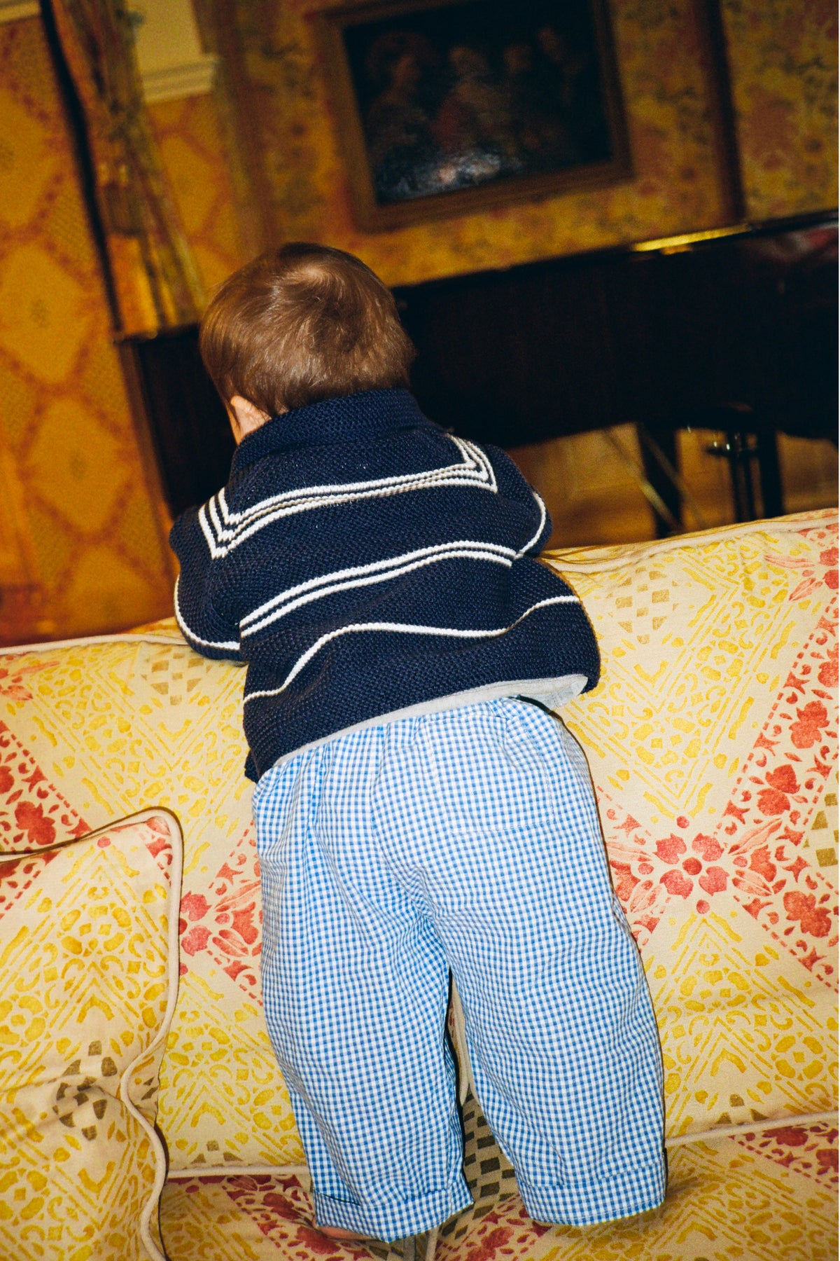 BABY VICHY PANTS