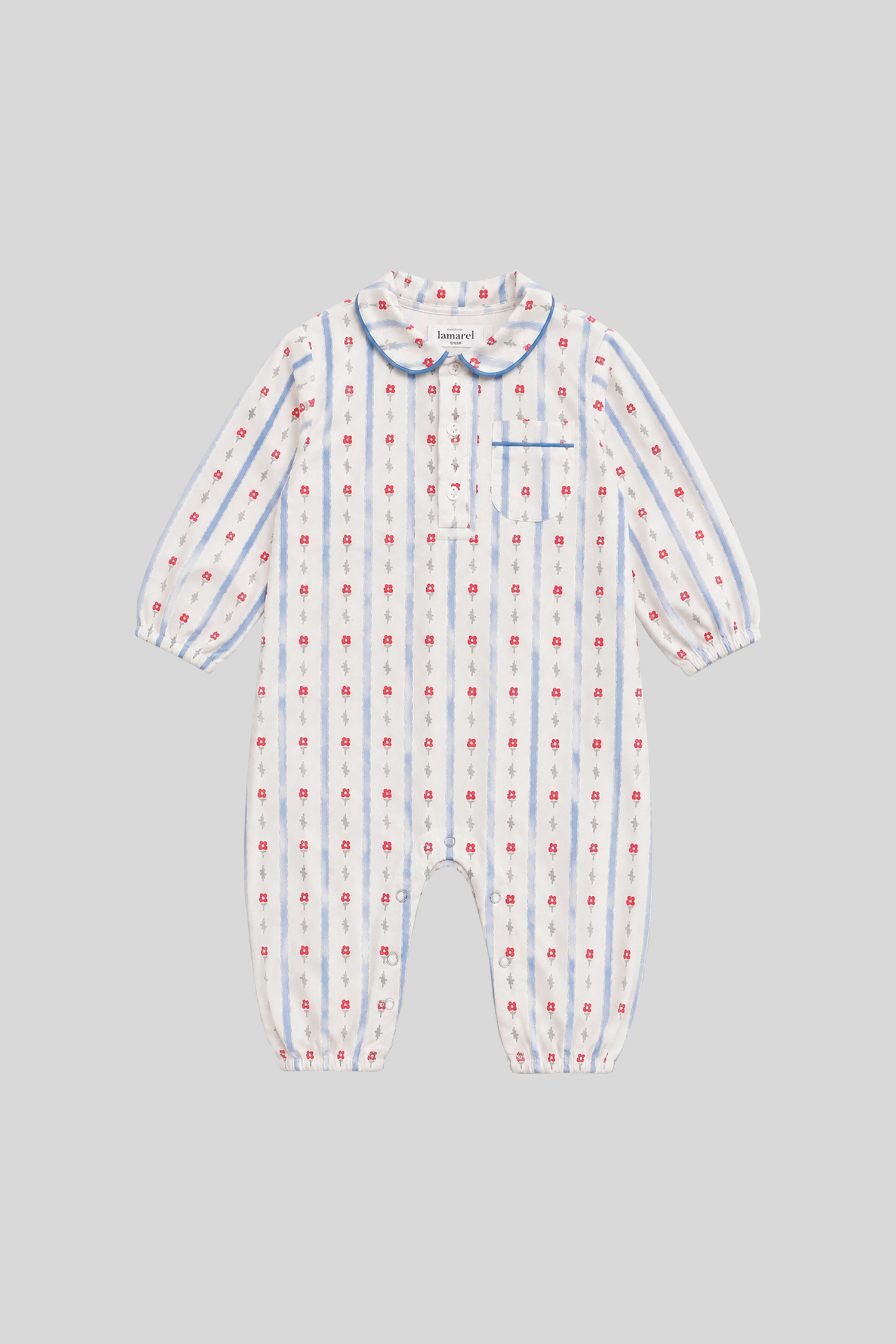 BABY OVERALL PYJAMA WITH ELASTIC