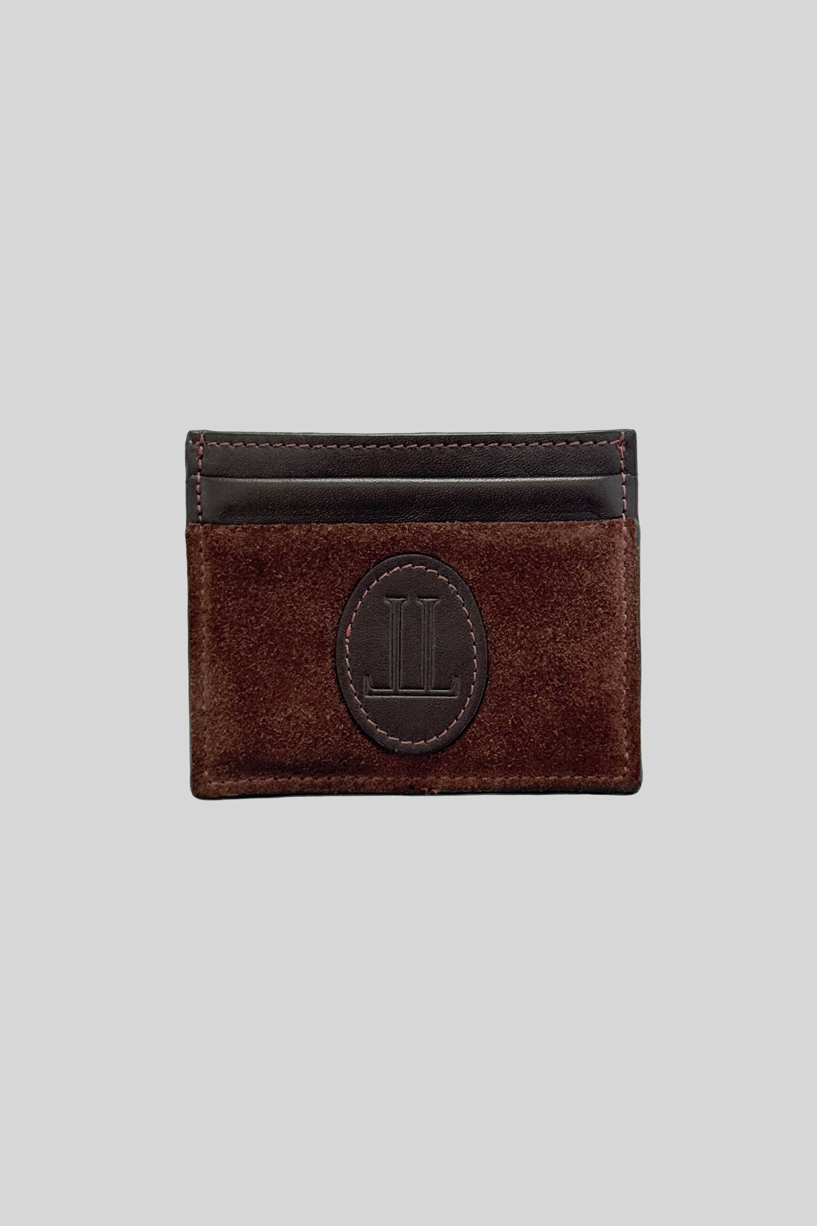 SUEDE CARD HOLDER