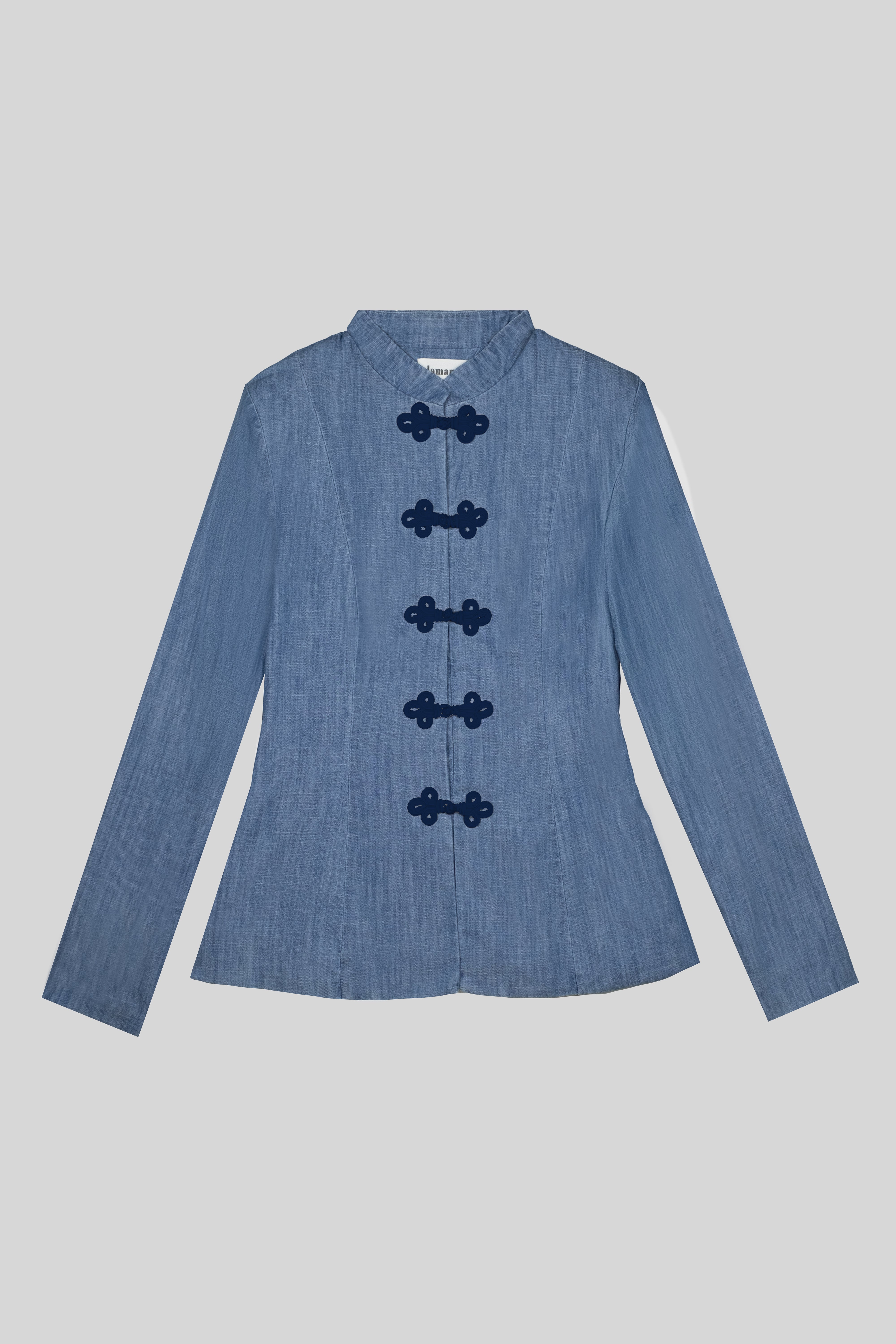 FITTED SHIRT WITH FASTENINGS