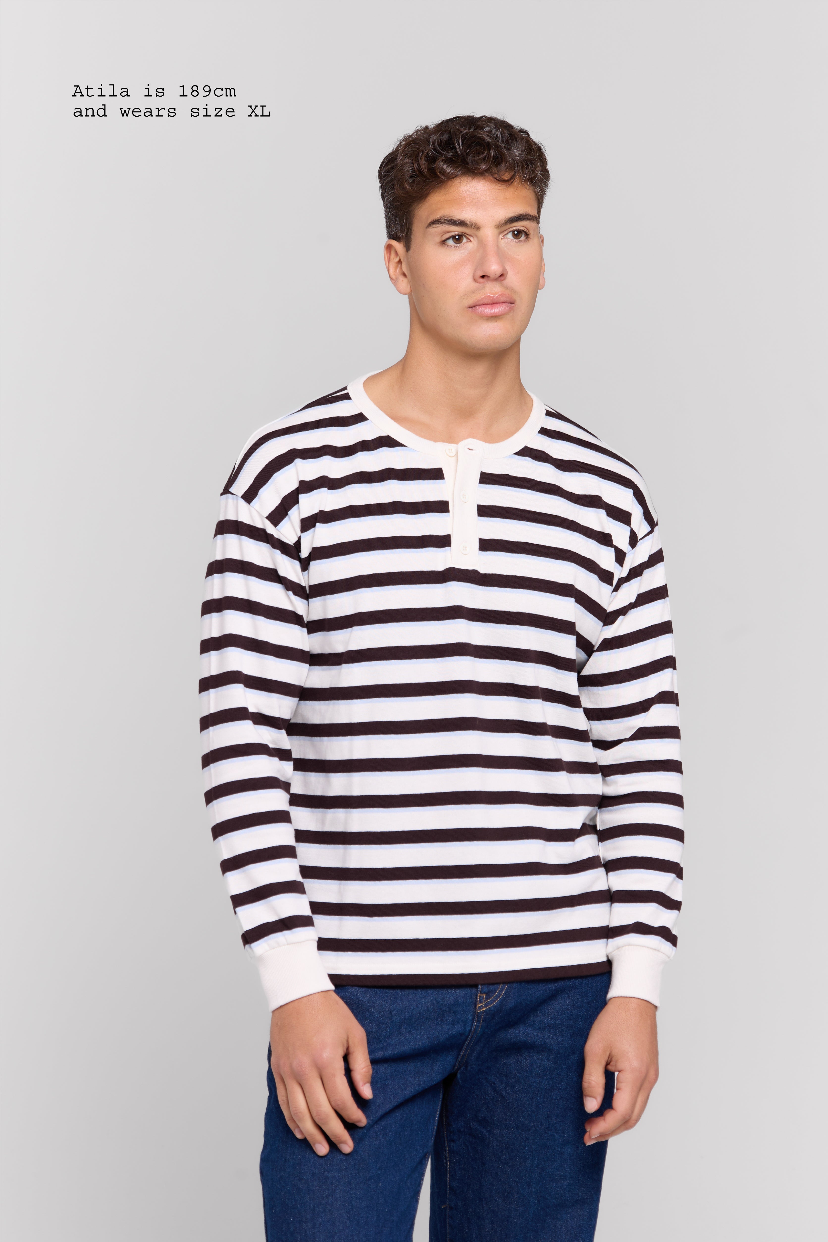 HENLEY LONG SLEEVE TOP MEN