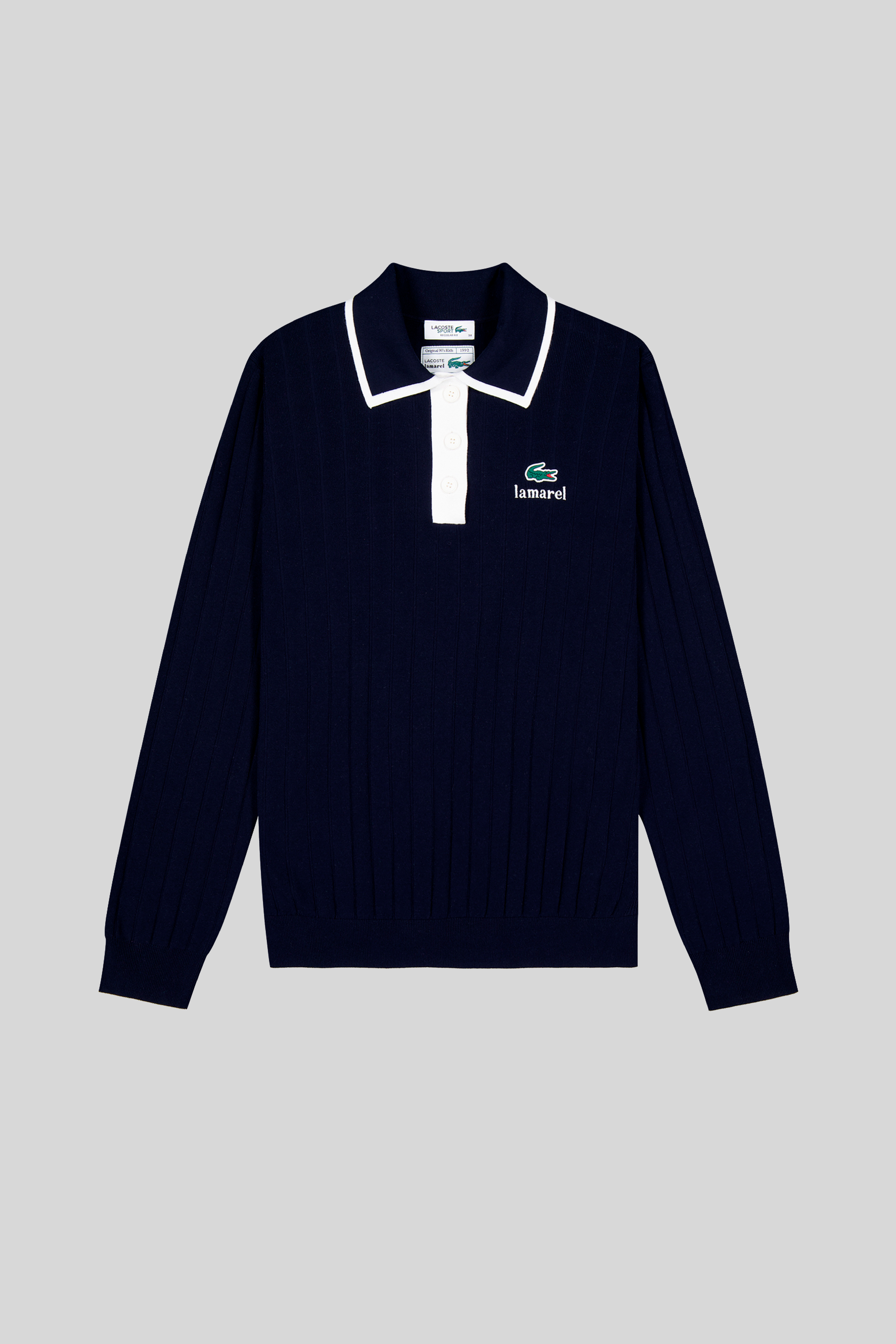 LACOSTE X LAMAREL KNIT POLO