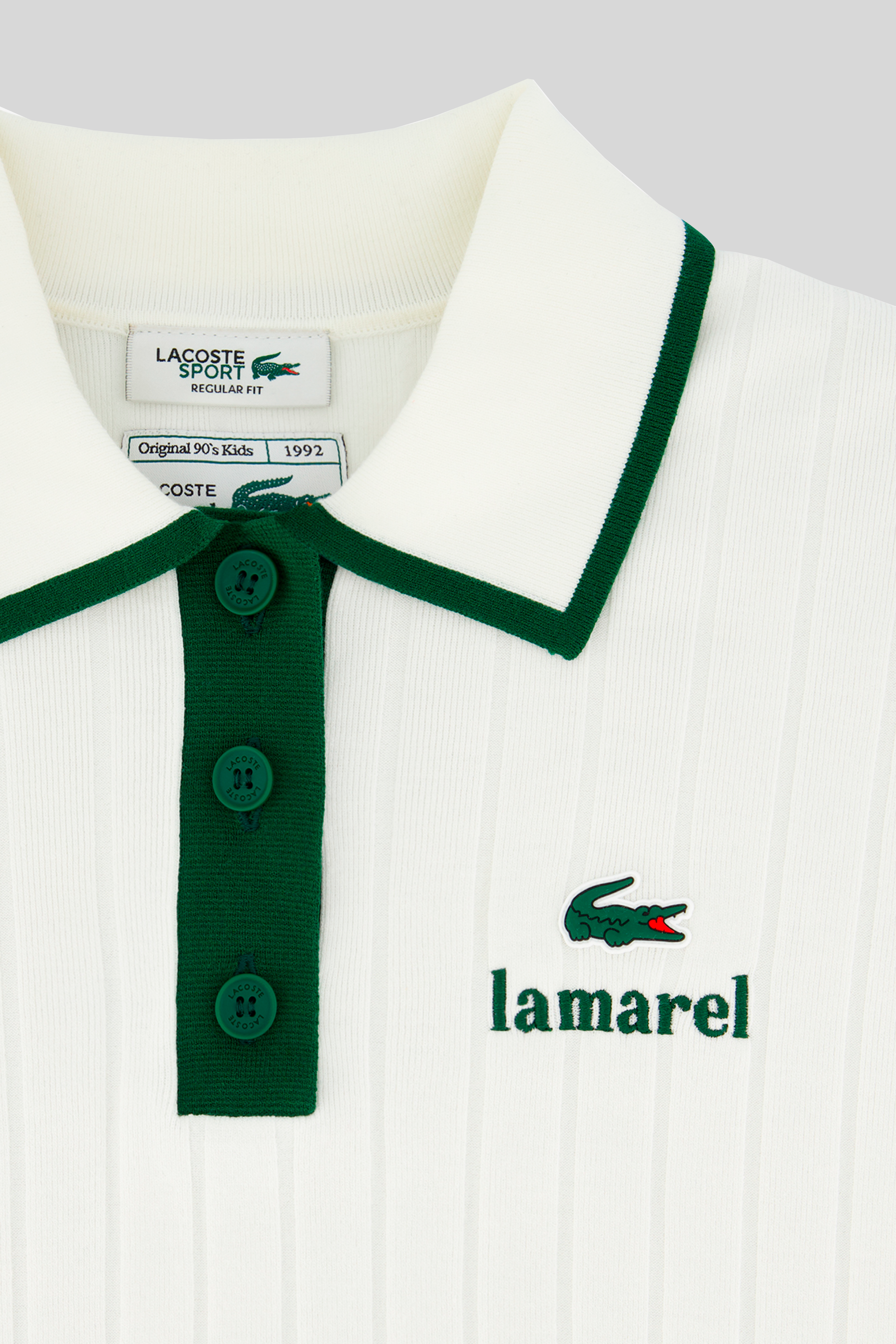 LACOSTE X LAMAREL KNIT POLO