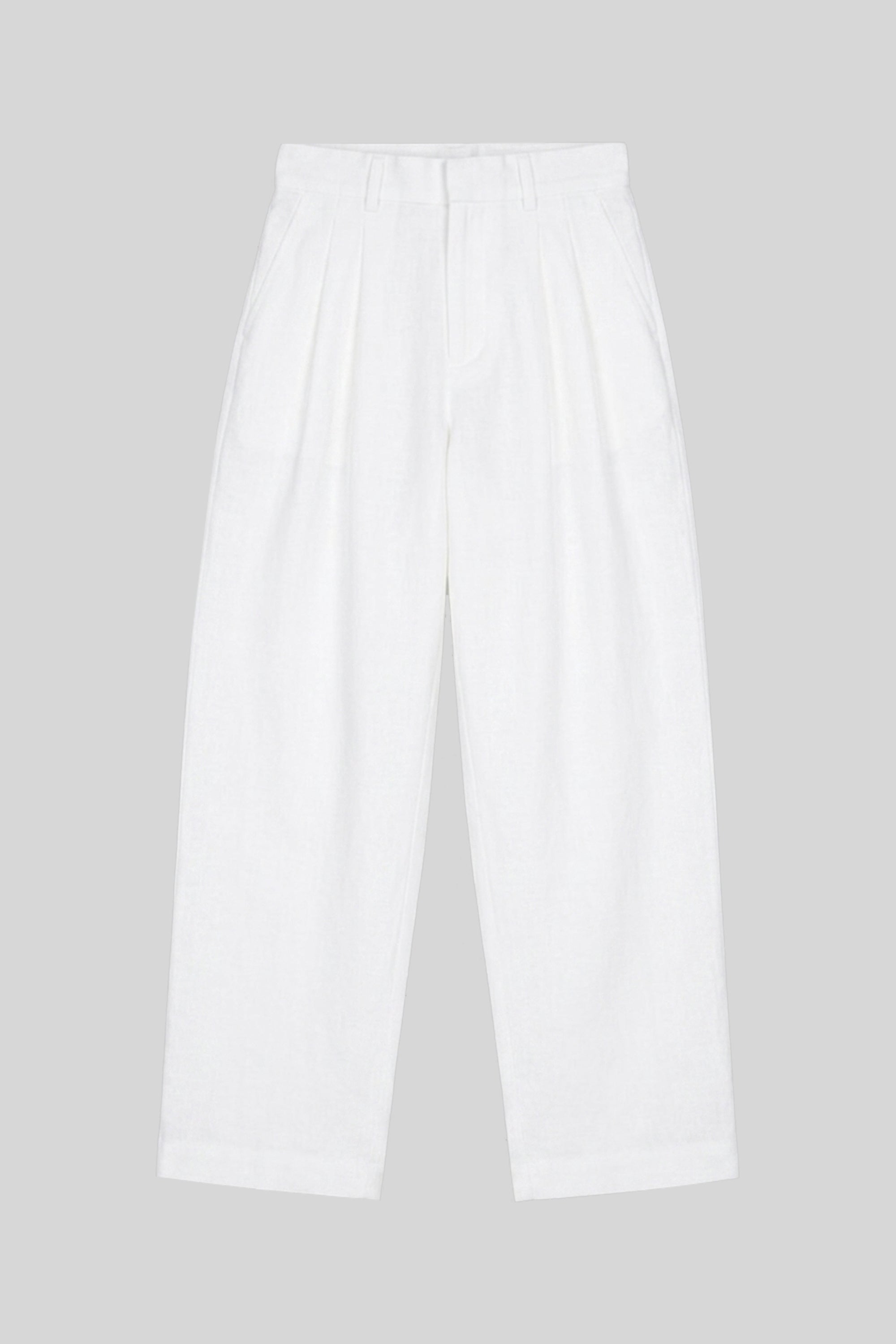 LINEN TAILORED PANTS