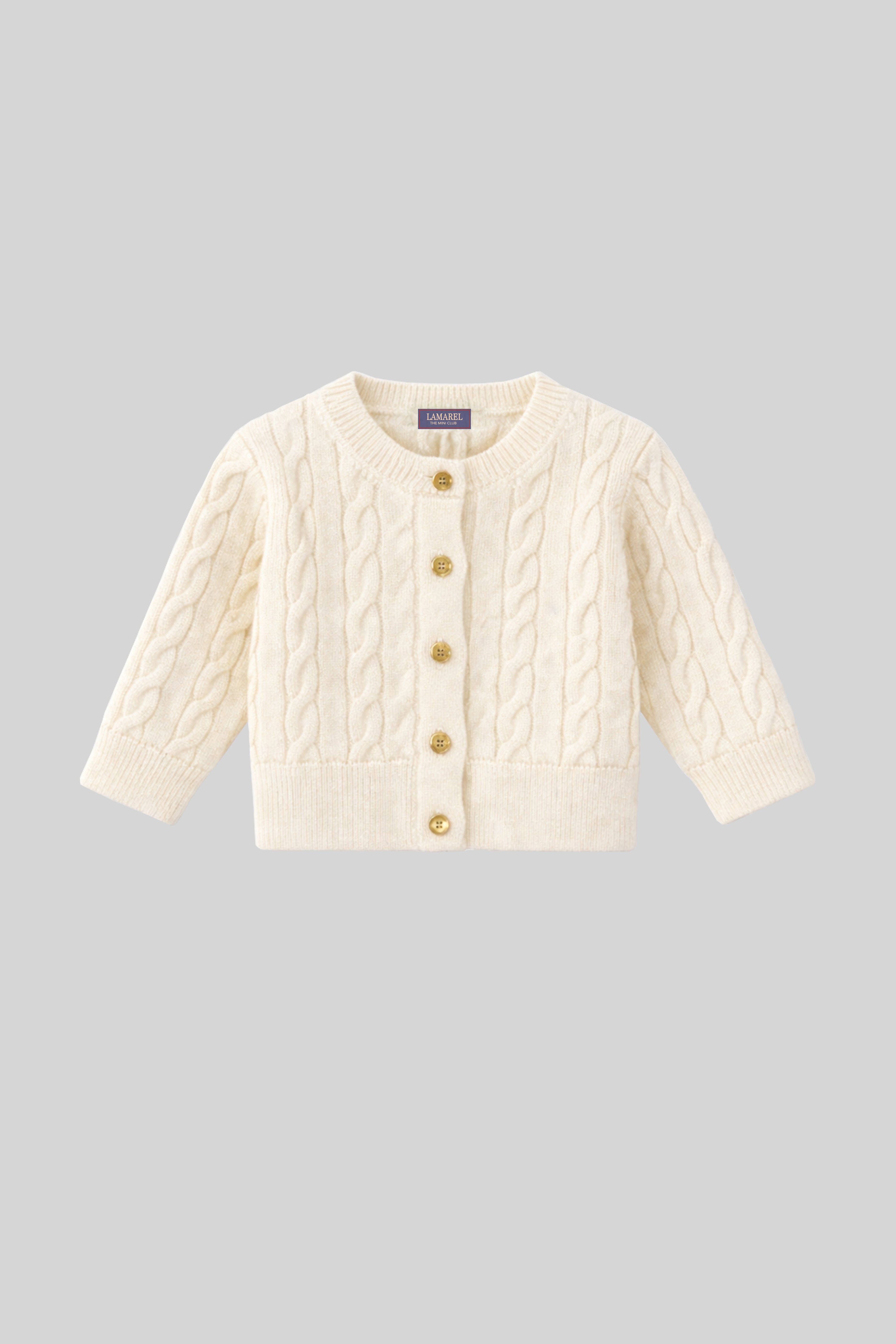 MINI CABLE-KNIT CARDIGAN