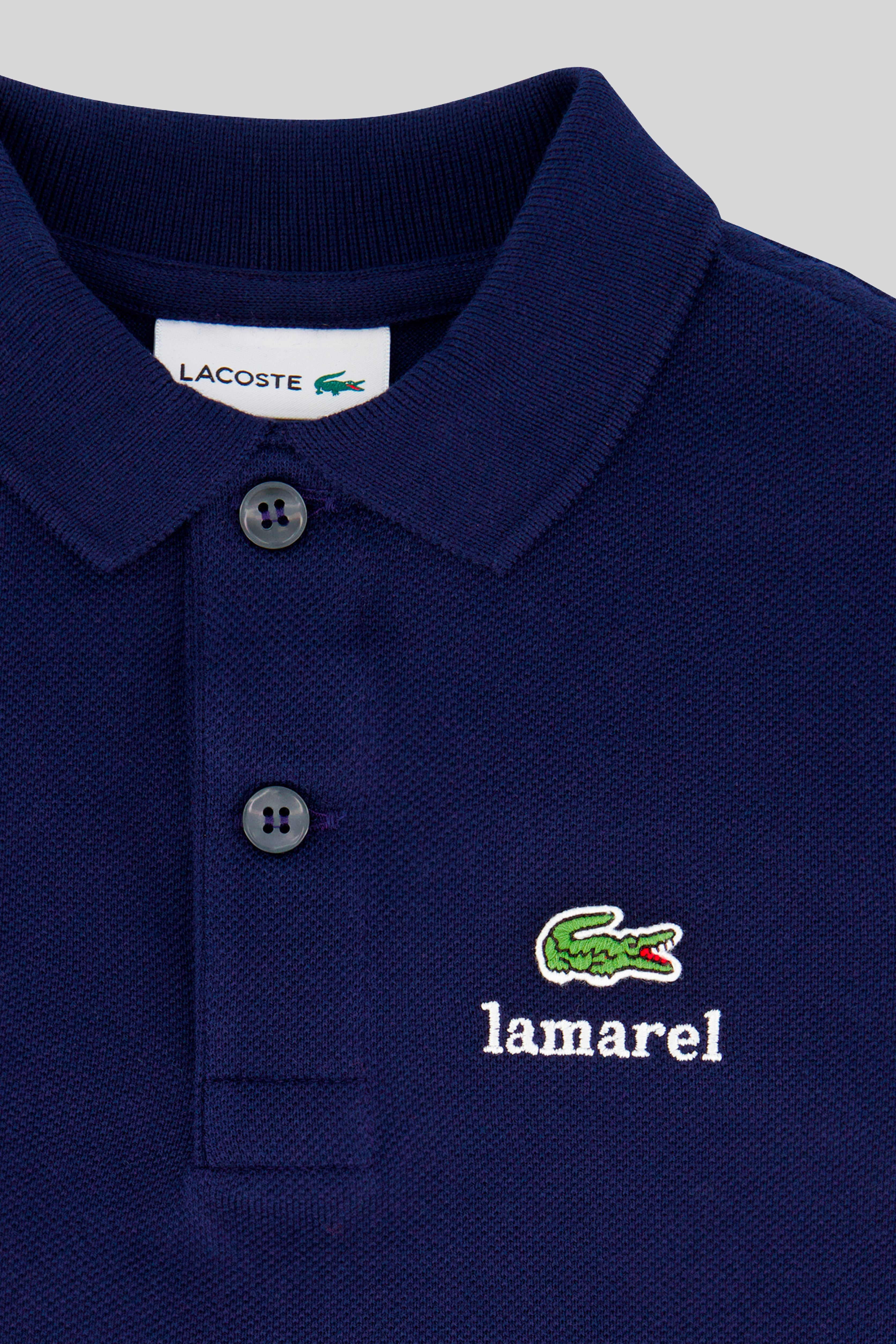 LACOSTE X LAMAREL MINI POLO SHIRT