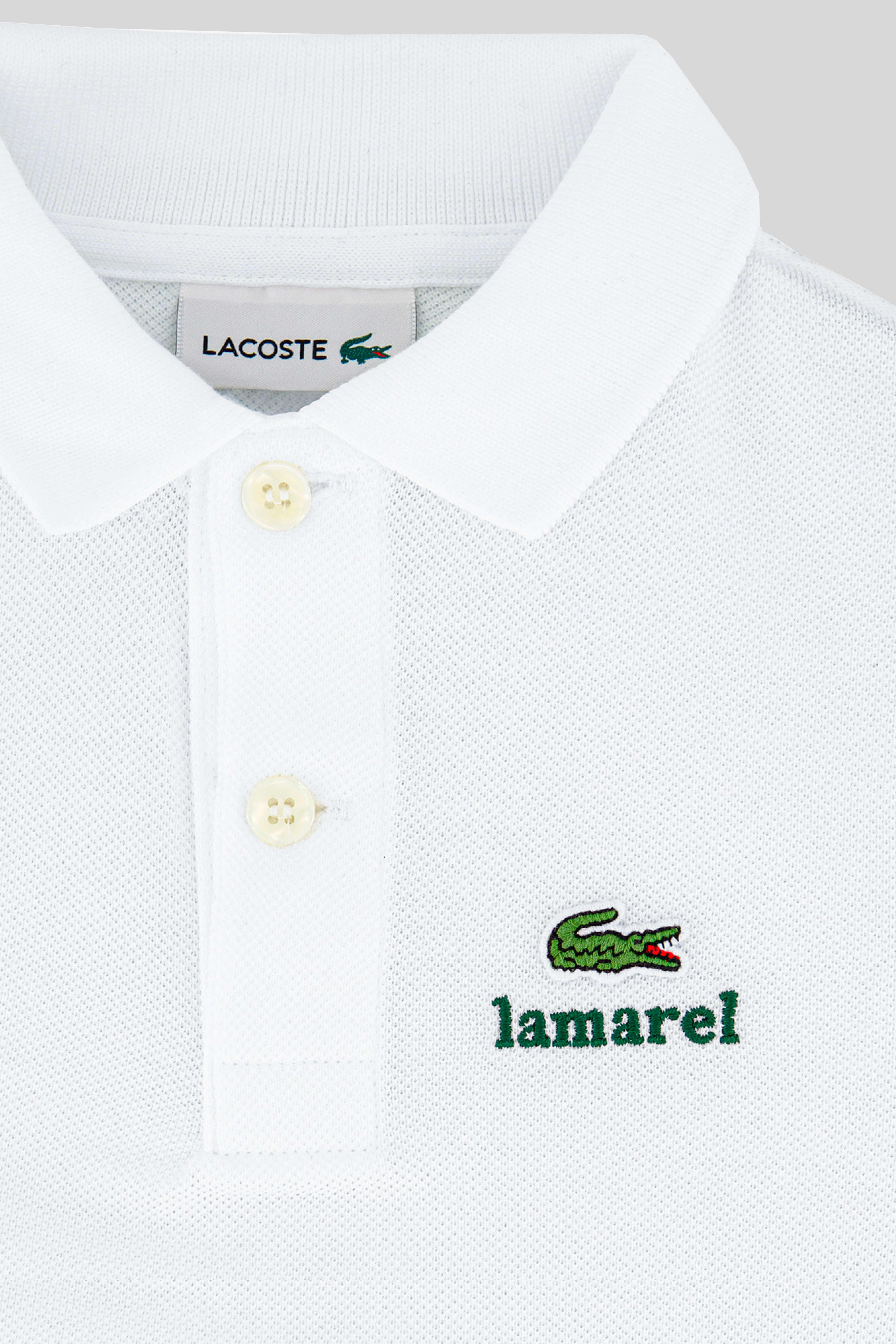 LACOSTE X LAMAREL MINI POLO SHIRT