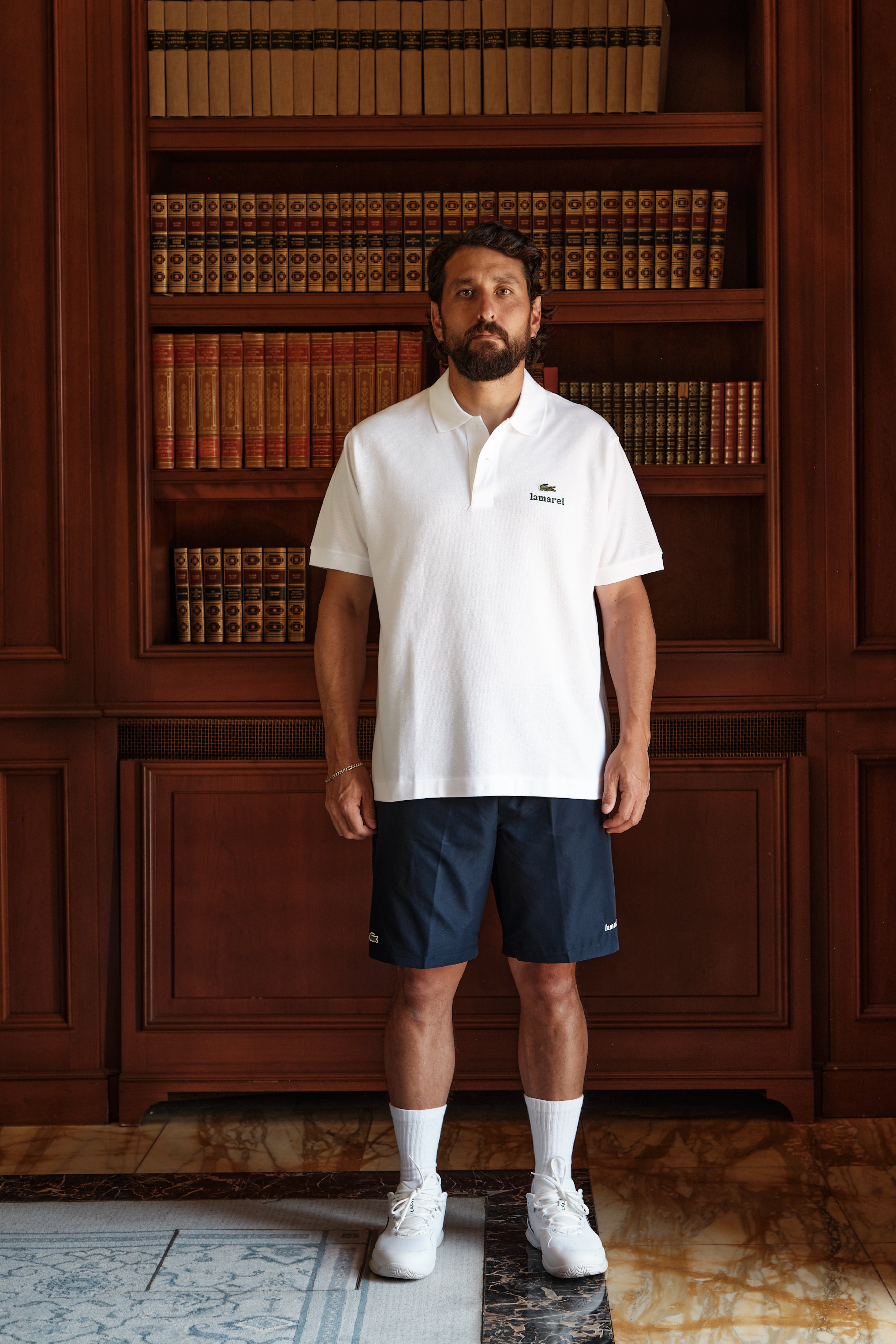 LACOSTE X LAMAREL POLO SHIRT
