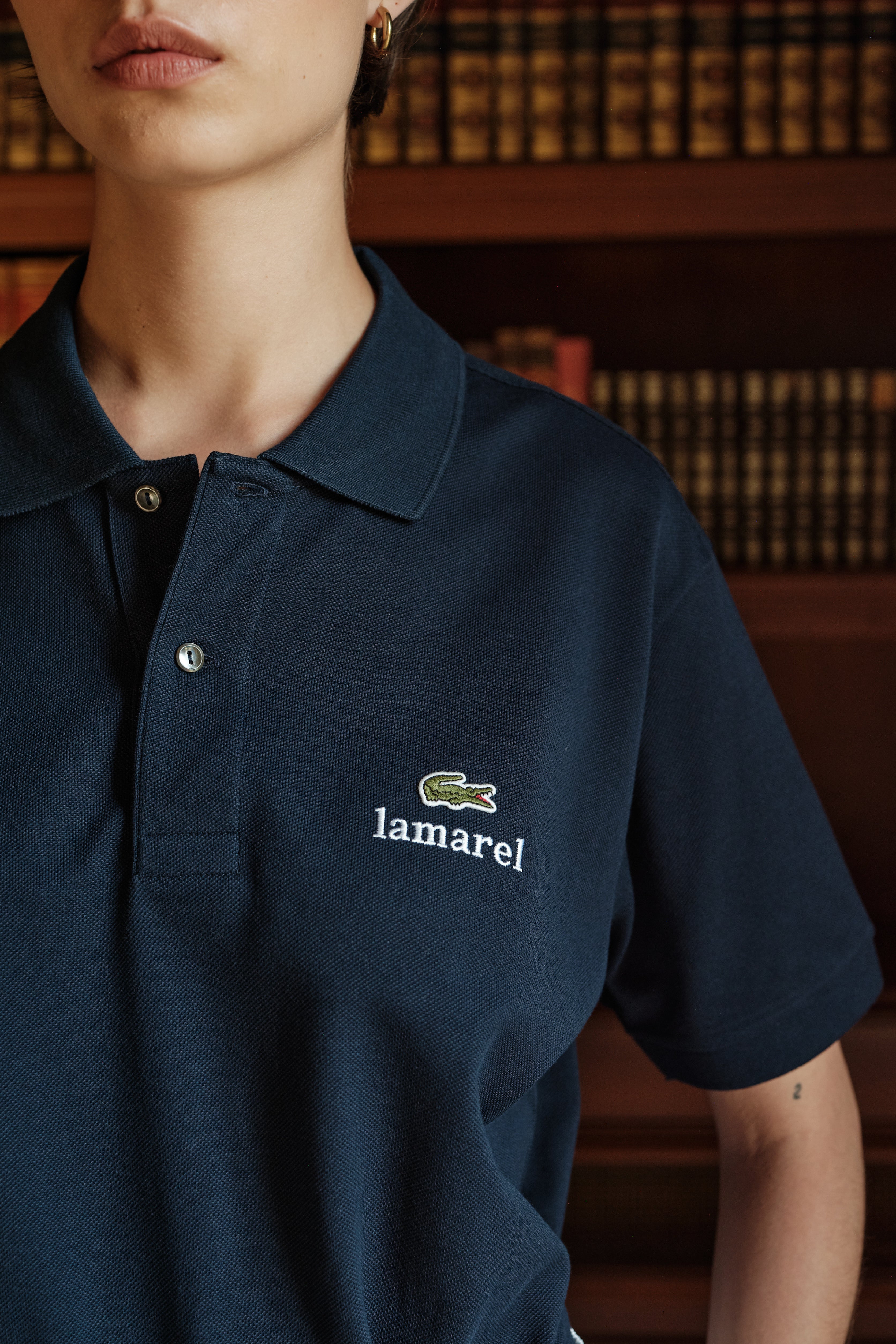 LACOSTE X LAMAREL POLO SHIRT