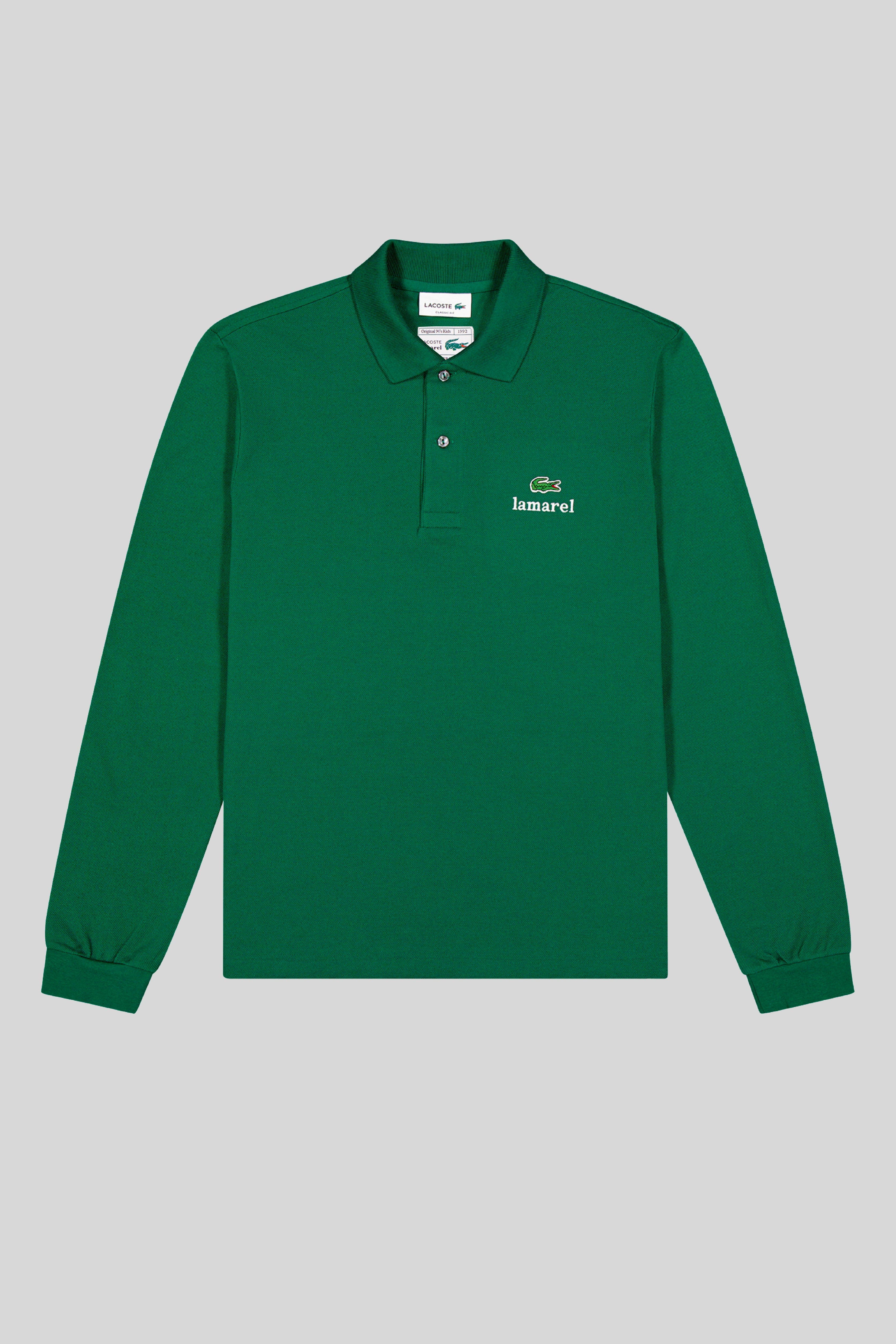 LACOSTE X LAMAREL LONG SLEEVED POLO SHIRT