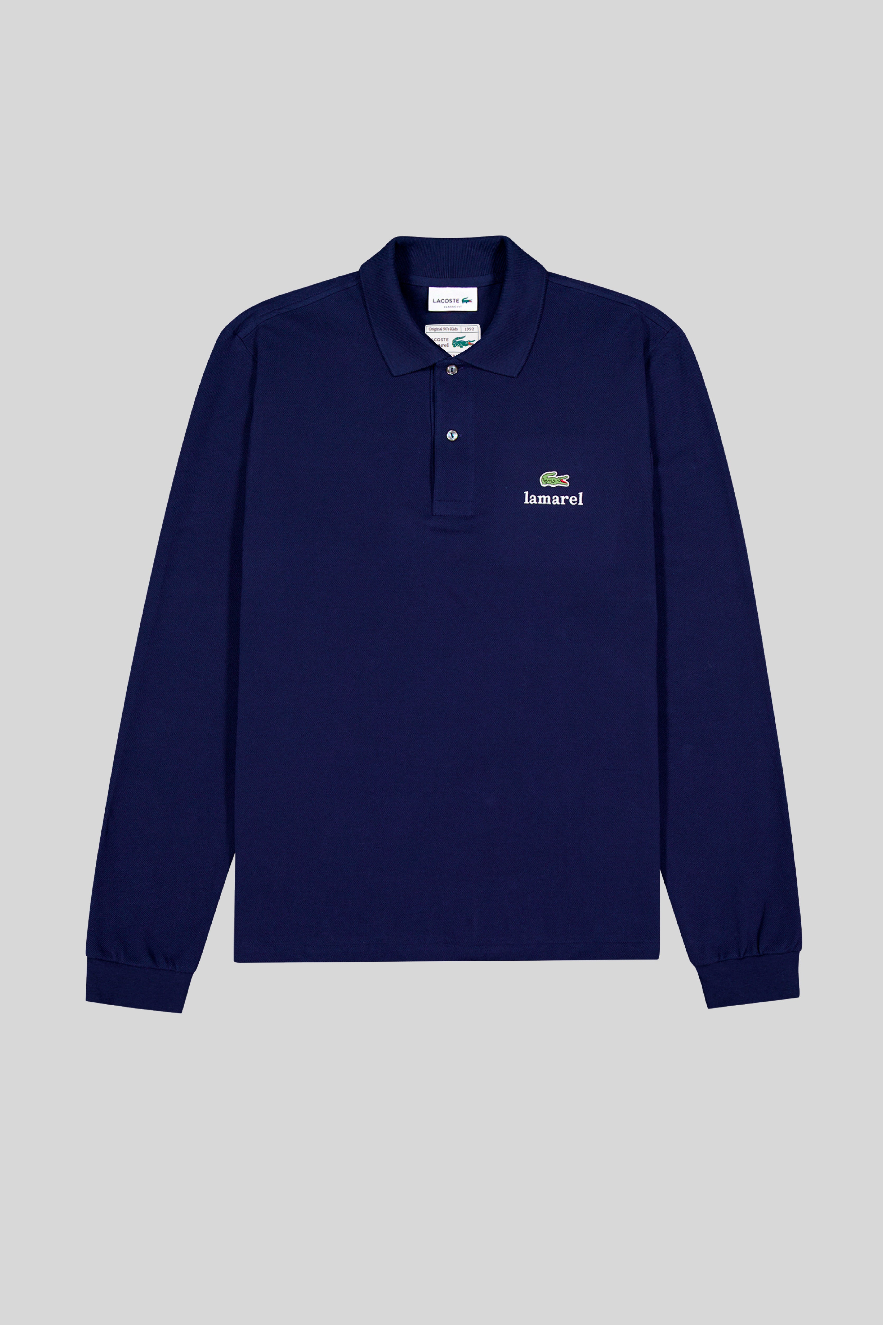 LACOSTE X LAMAREL LONG SLEEVED POLO SHIRT