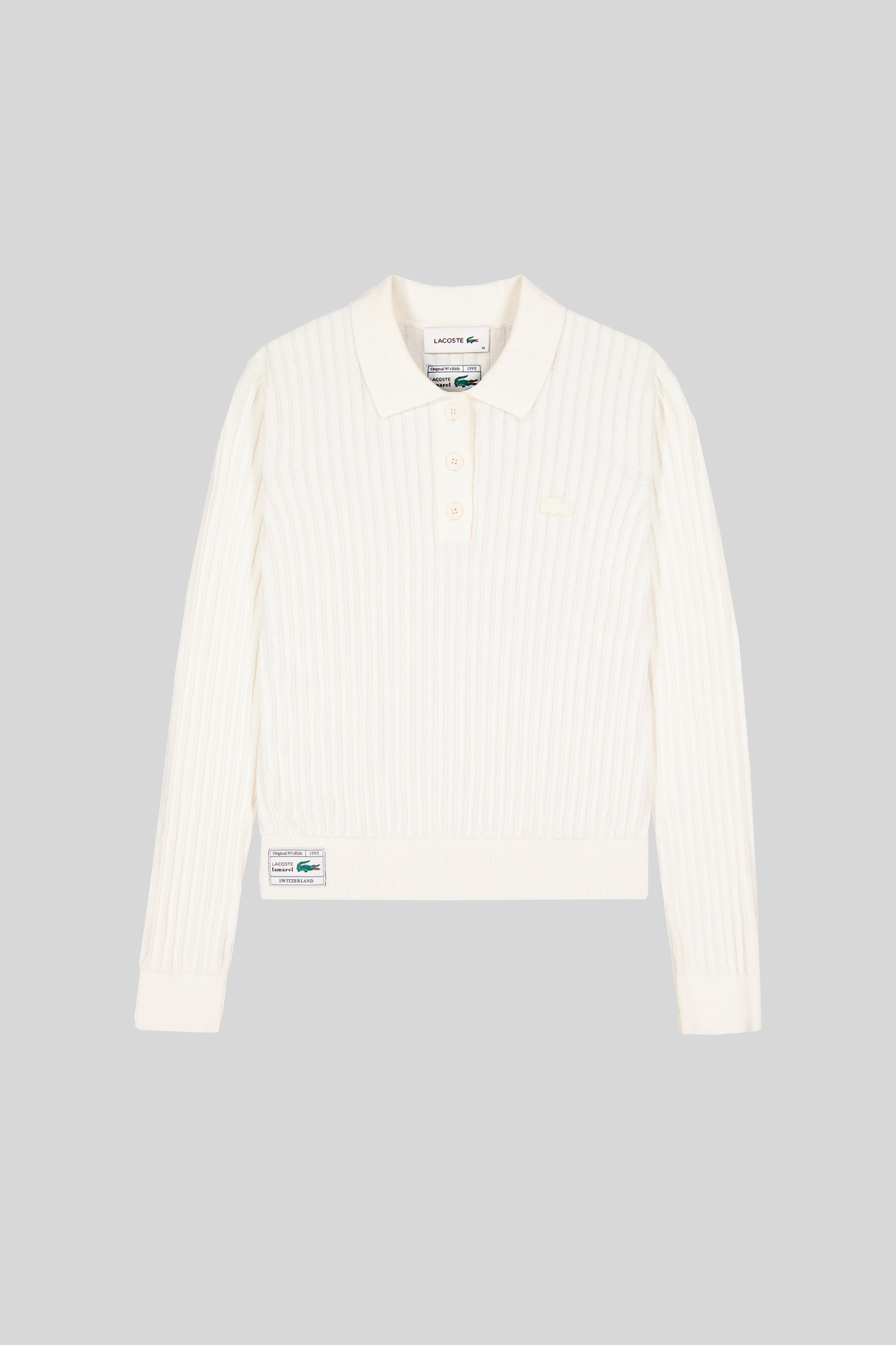 LACOSTE X LAMAREL RIBBED POLO