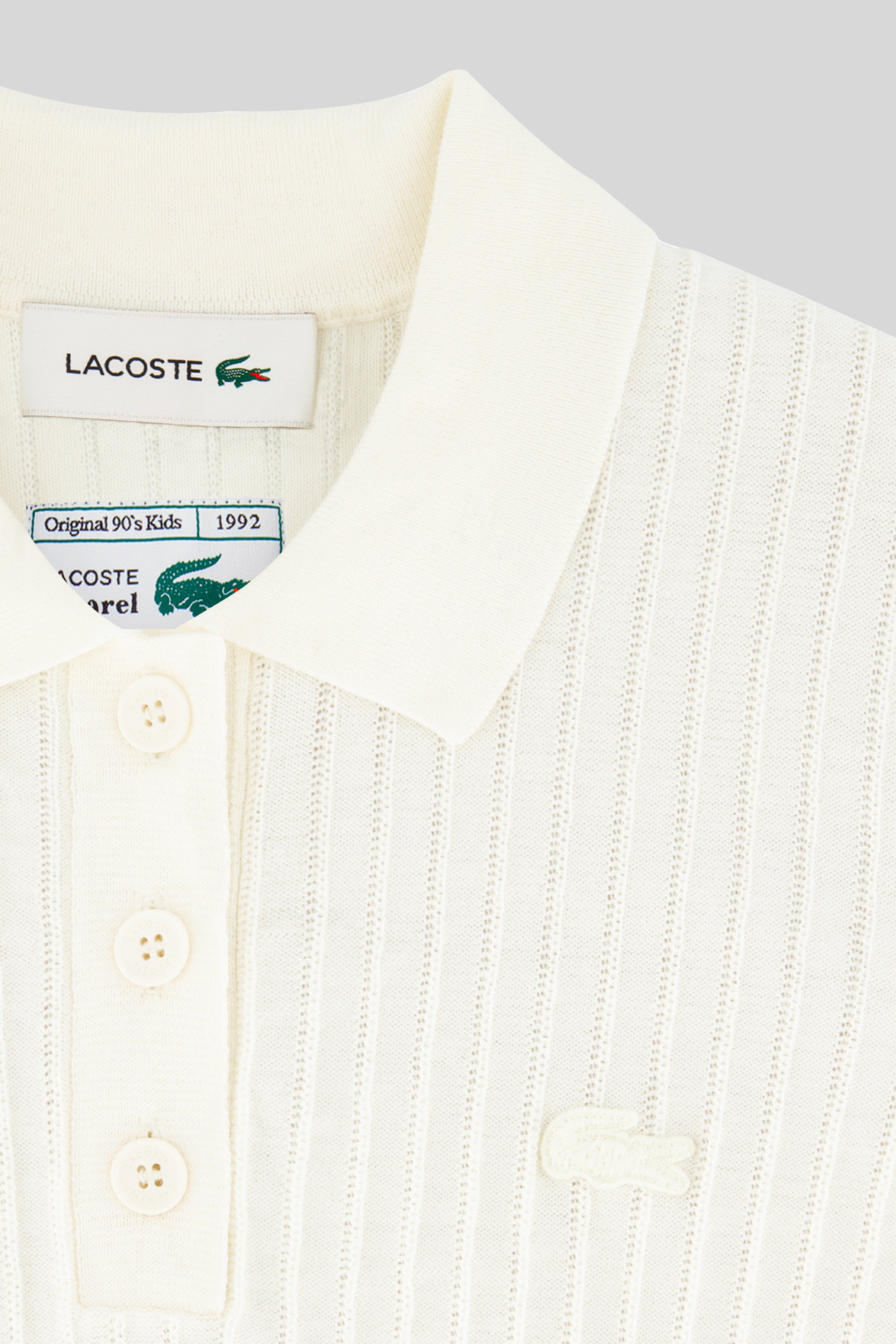 LACOSTE X LAMAREL RIBBED POLO
