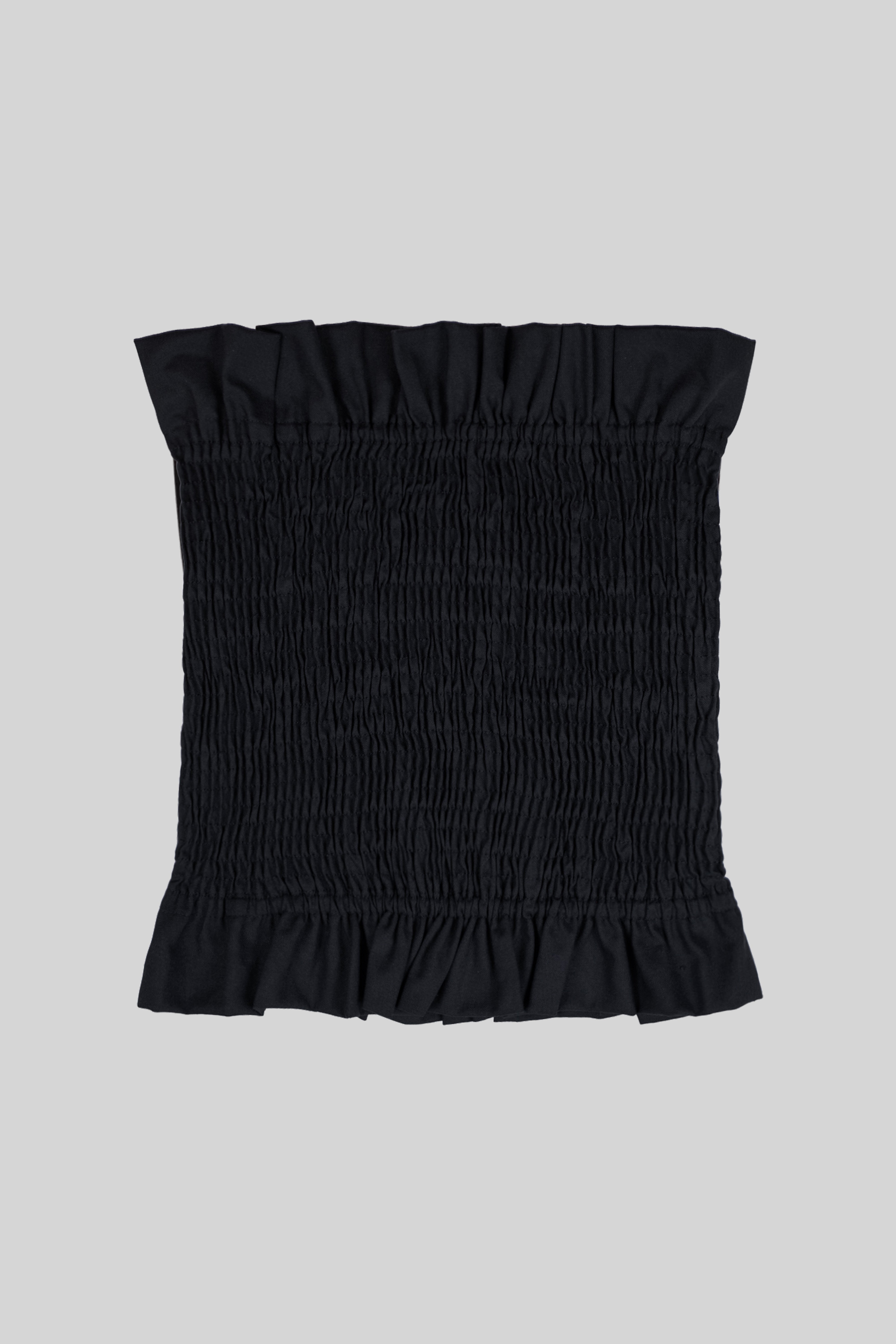RUFFLED TOP LINEN