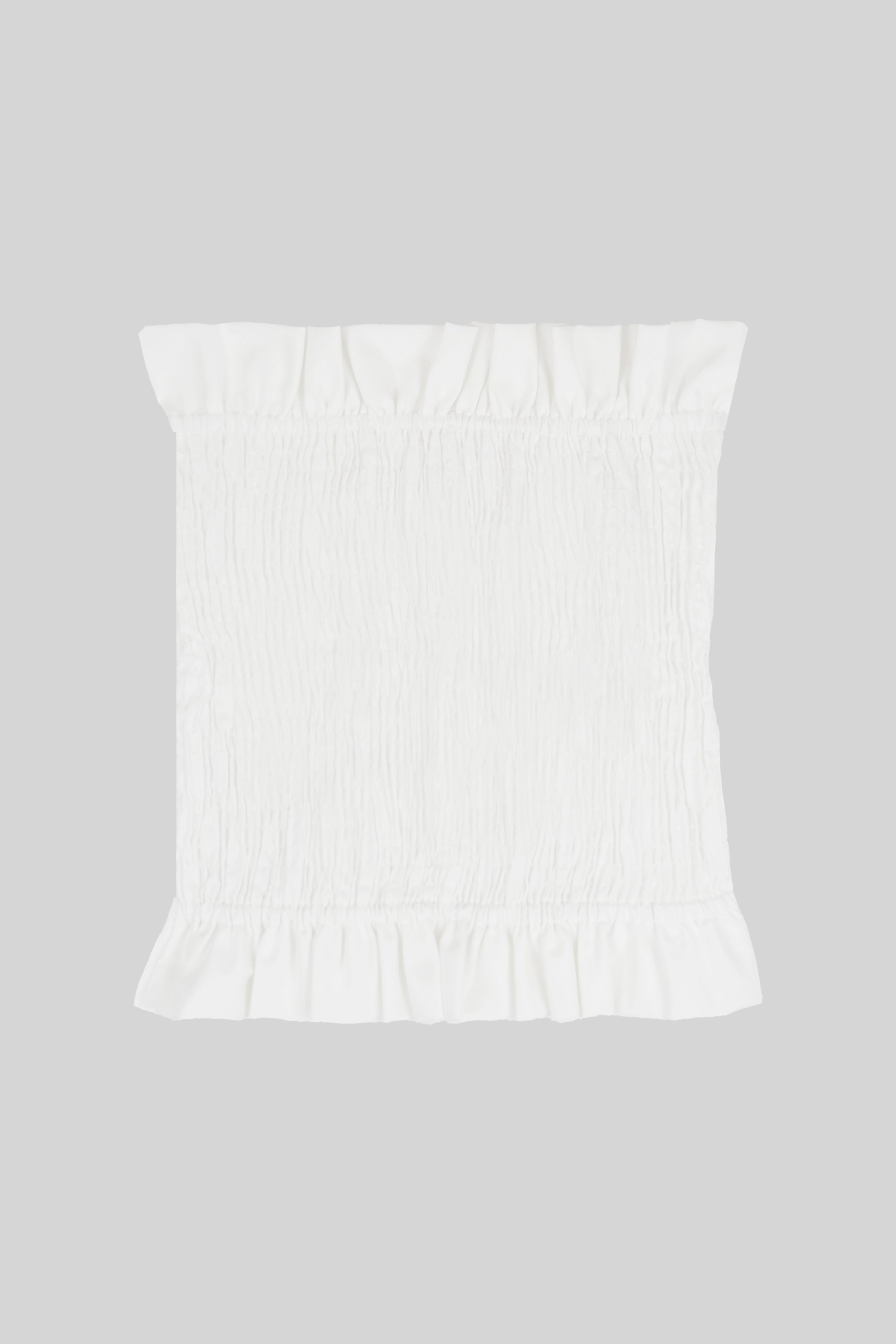 RUFFLED TOP LINEN