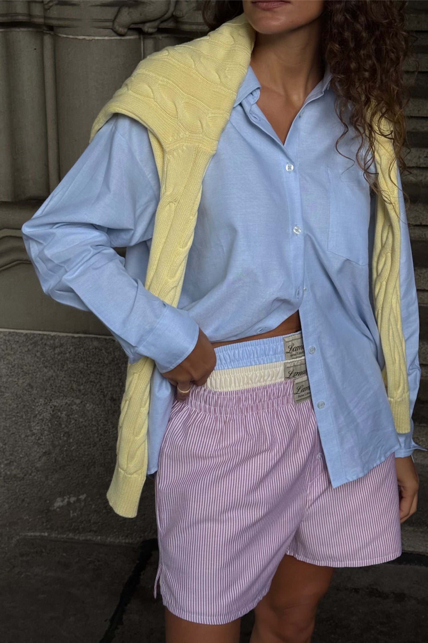 BUTTONED BOXERSHORTS