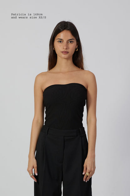 RIBBED TUBE TOP